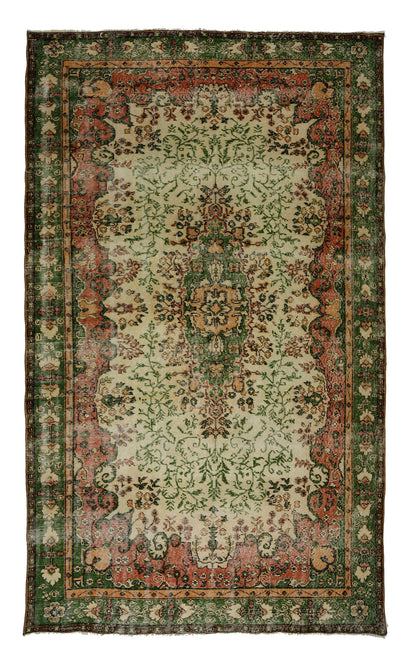 Turkish Original Anatolian Vintage Area Rug 10,86 ft. X 6,23 ft.(331 cm X 190 cm)