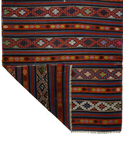 Peninsula Kilim Rug,Turkish Anatolian Kilim Rug 10,00 ft. X 5,97 ft. ( 305 cm X 182 cm)