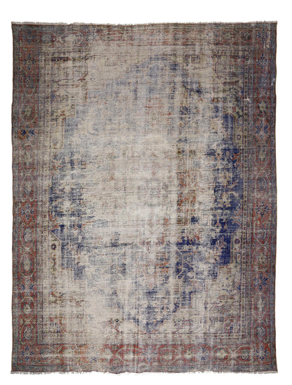 Turkish Original Anatolian Vintage Area Rug 10,89 ft. X 8,13 ft.(332 cm X 248 cm)